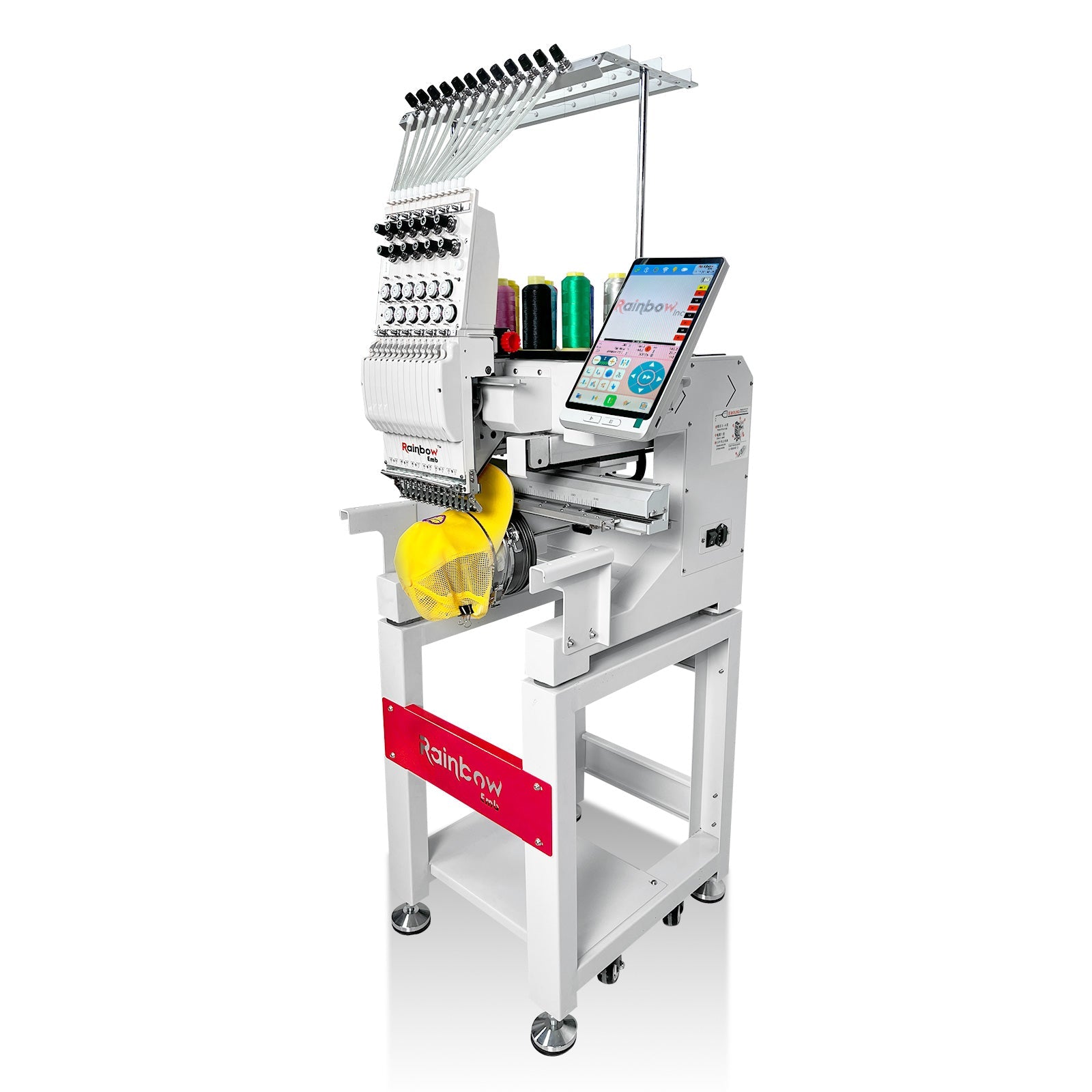 12 Needles Embroidery Machine, Available For Hats T-shirts Hoodies Embroidery