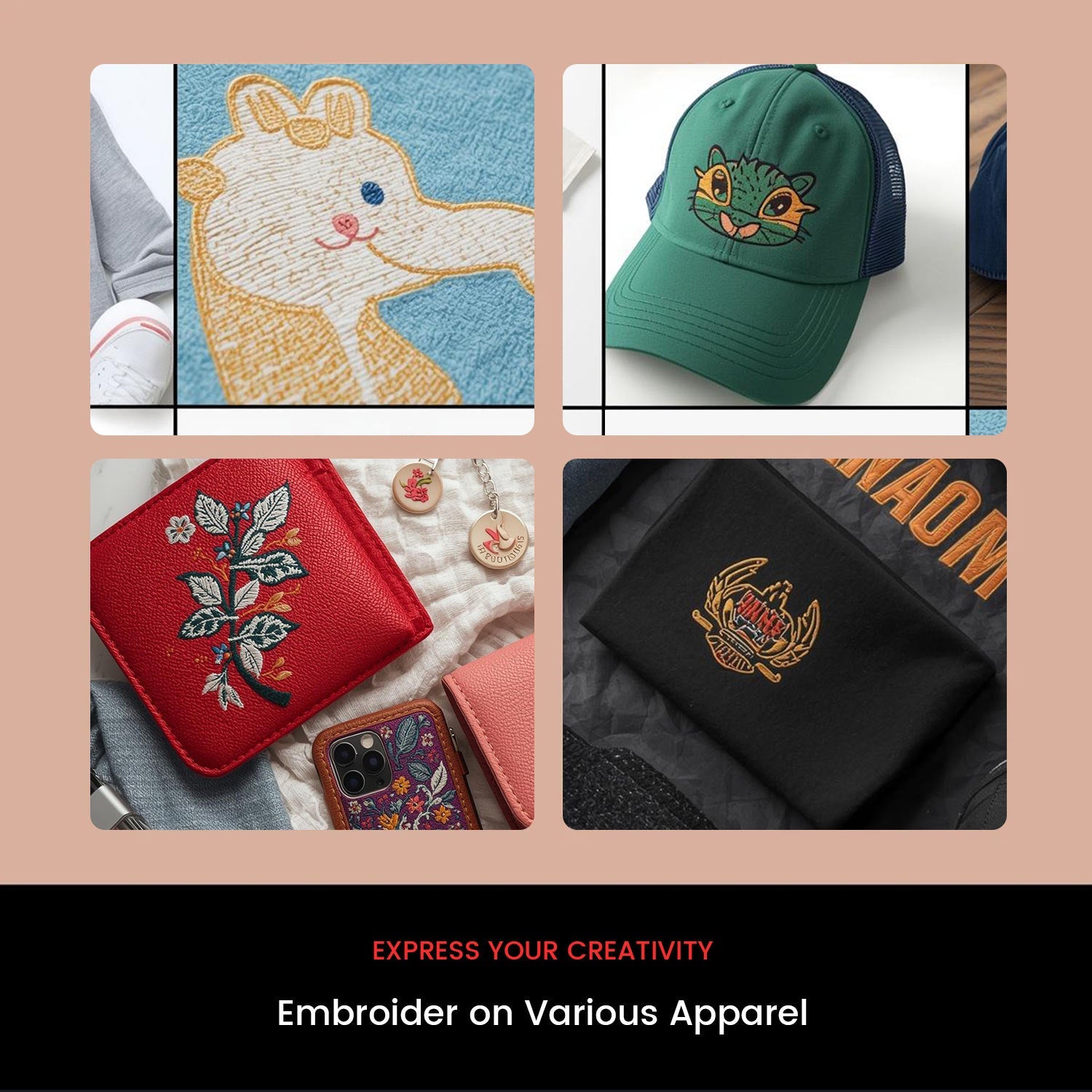 Digital Embroidery Machine for 3D Caps Hats T-shirts Jacket Embroidery With 15 Needles and Auto Trimming